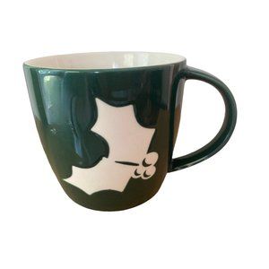 Starbucks Holly Berry Mug 2011 Forest Green Holiday Mug Excellent Gift